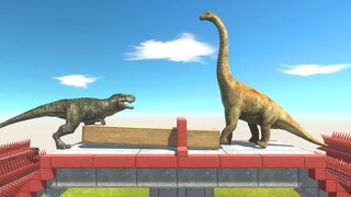 Strength Test Carnivore vs Herbivore - Animal Revolt Battle Simulator