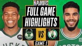 BUCKS vs CELTICS FULL GAME 1 HIGHLIGHTS | 2022 NBA Playoffs Highlights Bucks vs Celtics NBA 2K22