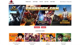 Hướng Dẫn Tạo Website Bán Acc Game Miễn Phí Auto Active Nhiều Giao Diện,Chức Năng Có Thể Tự Tuỳ Biến