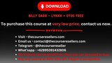 Billy Darr - Lynxx + OTOs Free
