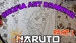 DRAWING UZUMAKI NARUTO PART.1