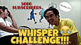 WHISPER CHALLENGE WITH MY DAD (LAUGHTRIP HAHAHA)