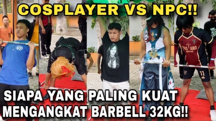 Cosplayer Bisa Mengangkat Barbell 32kg?