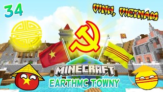 Vietnamese Town: Vinh Village! | Minecraft EarthMC Towny #34