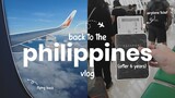 beginning the next chapter of my life | flying back to the philippines ✈ vlog