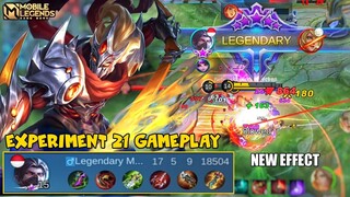 New Revamped Hayabusa Gameplay , Experiment 21 Skin - Mobile Legends Bang Bang