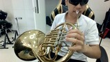 Horn playing cover a brainwashing song