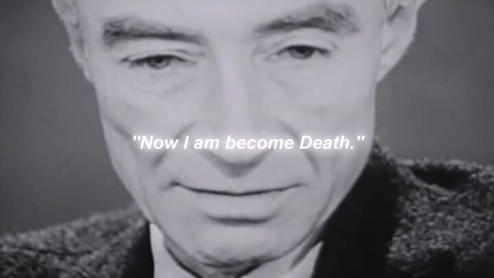 Oppenheimer: "Now I am BLEACH, the destroyer of worlds"