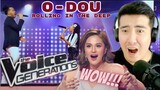 [REACTION]  The Voice Generations Philippines | The O-DOU | Rolling in the Deep