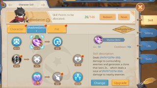 ẢNH VŨ (Shadowdancer) - Cách Build Chỉ Số, Skill, Pet, Rune - Cloud Song VNG