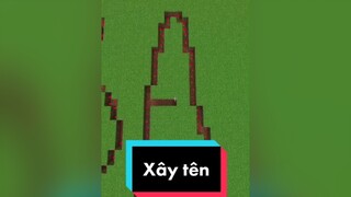 Vãi mới chia tay 😅 Chắc nhiều bạn muốn Vinh xây tên nhiều nhiều lên nè 🤣Còn tên gì nào ❤ minecraft vinhmc giaidieugamer