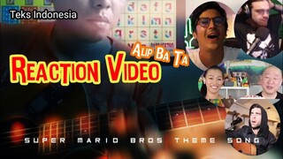 Alip Ba Ta Reaction Video | Super Mario Bros Theme Song | Sub. Indonesia