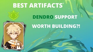 DENDRO TRAVELER'S BEST ARTIFACTS! | Genshin Impact |