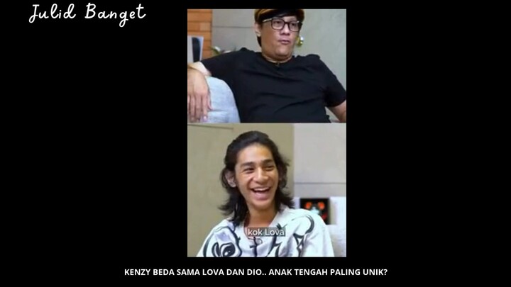 Kenzy anak tengah yang paling unik dari andre taulany