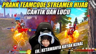 PRANK TEAMCODE STREAMER HIJAB CANTIK SUARA BERDAMAGE MALAH KETEMU YOUTUBER YANG MAU NGEPRANK JUGA