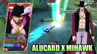 ALUCARD X MIHAWK SKIN SCRIPT (ONE PIECE) NO PASSWORD - MOBILE LEGENDS