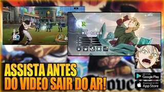 *VAZOU* GAMEPLAY DE BLACK CLOVER! ANIMAÇÃO DE TIRO E MAIS