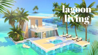 LAGOON LIVING🌊 | The Sims 4 | Speed Build