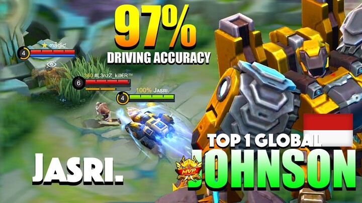 Driving Skills the most Important! Powerful Combo | Top 1 Global Johnson Gameplay By Jᴀsʀι. ~ MLBB