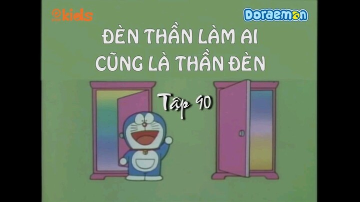 Doraemon - HTV3 lồng tiếng - tập 90 - Đèn thần ai cũng làm thần đèn và Chú chim xanh của Nobita