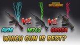AKM vs Beryl M762  vs Groza Which is the best Assault rifle? (Recoil, Stats, Hip-Fire Comparison)