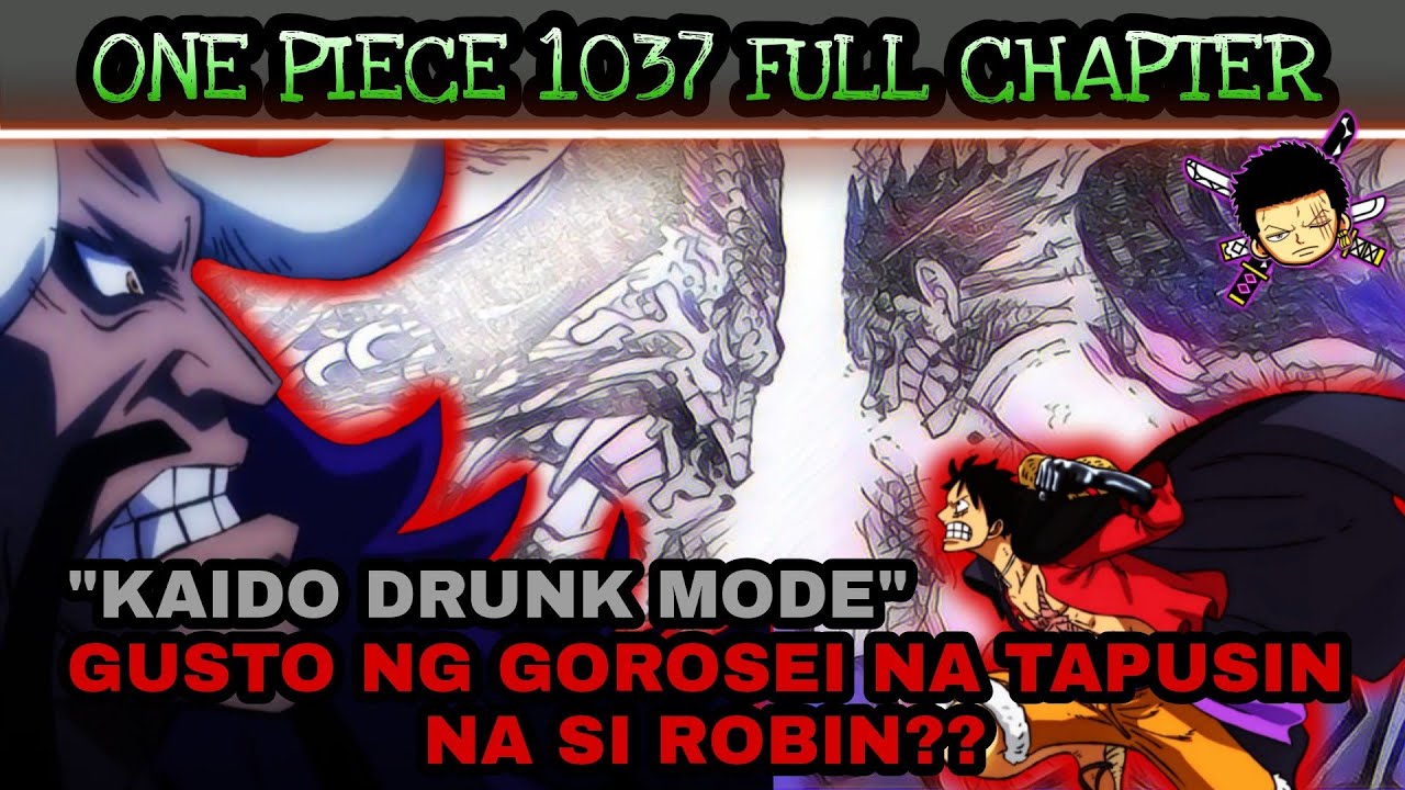 DRUNKEN FIST KAIDO  One Piece Chapter 1037 - BiliBili