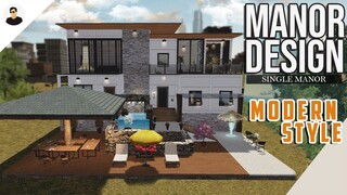 LifeAfter: SINGLE MANOR - Mid-Century Modern | Manor Design | Tutorial