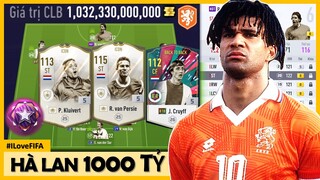 I love Leo Rank THÁCH ĐẤU Cùng Đội Hình HÀ LAN BAY 1000 Tỷ Vs GULLIT, KLUIVERT, VAN PERSIE ICON +5