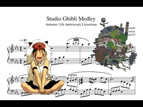Animenz - Studio Ghibli Medley 2021 (11th Anniversary Livestream)