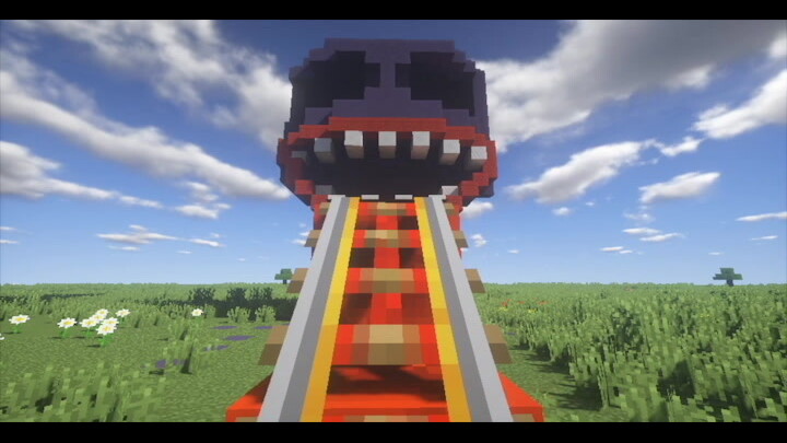 [Game]Minecraft: Roller Coaster Pesta Visual Minecraft