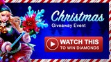Christmas Diamond Event Special! Watch this video if you want to win diamonds!