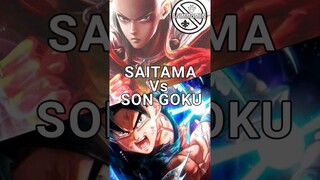 SAITAMA VS GOKU - #anime #shorts #onepunchman #opm #goku #dragonball