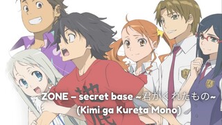 ZONE – secret base ~君がくれたもの~ (Kimi ga Kureta Mono) [Cover by piikappi]