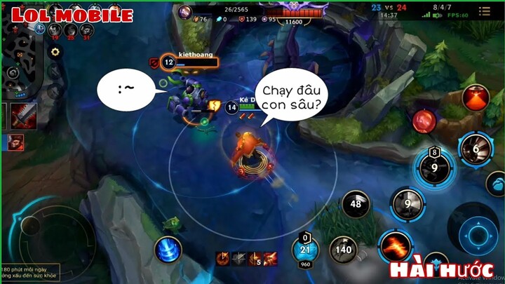 [Hài LOL] A Đen | Graves Đi Rừng Siêu Hung Hăng | Siêu Mạnh.