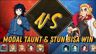 KOMBO TAUNT & STUN MENANG LAWAN SULTAN VIP 9 + GACHA 70x - DS BLADE OF HASHIRA