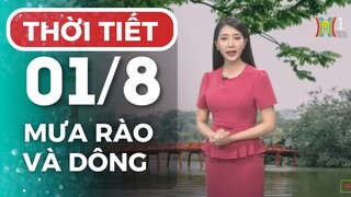 Dự báo thời tiết hôm nay ngày mai 1/8 | Thời tiết Hà Nội mới nhất | Thời tiết 3 ngày tới