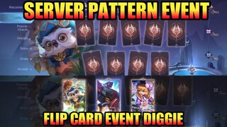 Diggie Epic Skin Server Pattern Flip Card Event Release Date | MLBB