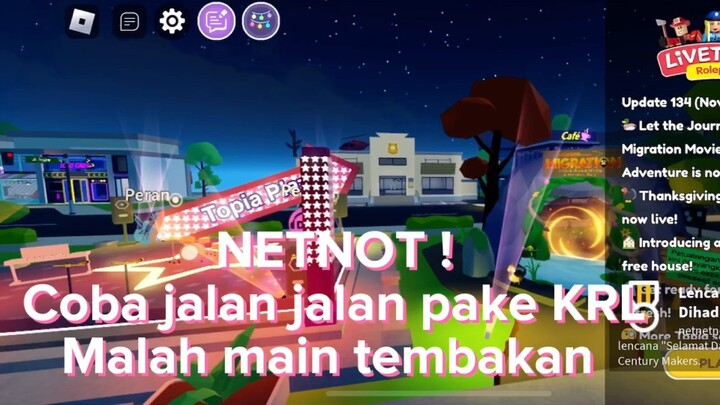 METNOT! Coba jalan jalan pake KRL Malah main tembakan