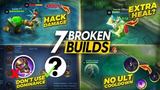 7 BROKEN BUILDS to ABUSE in the CURRENT PATCH NOTE