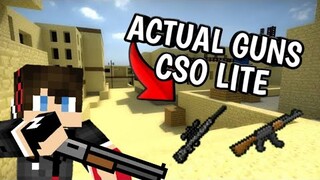 Actual Guns CSO Lite V1.0 Addon | Minecraft P.E. | Bedrock | Minecraft Addon Showcase