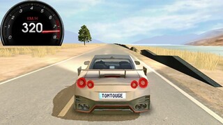 Nissan GT-R Nismo, 320km/h Top Speed on Santorini Driving School Sim