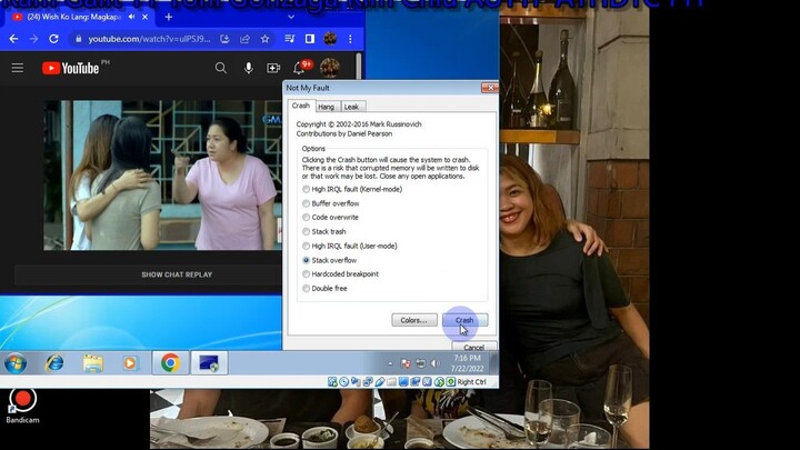 Wish Ko Lang Iyak Ang Asul na Screen ng Kamatayan