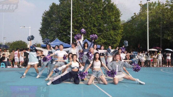 【Summer啦啦队】新生杯决赛中场表演｜21人大队形
