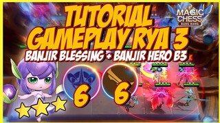 TUTORIAL COMMANDER RYA 3 BANJIR BLESSING + BANJIR HERO B3 ! 6 ASTRO 6 GUNNER LOS PECADOS ! MAGIC CHE