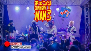 chainsawman koplo .live on sakuraku matsuri