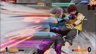 KOF15　チャンピオン　アンディ　１８HITクライマック残影コンボ　餓狼伝説２を超える