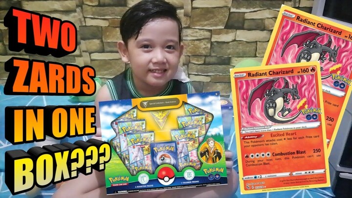 *INSANE DOUBLE CHARIZARD BOX* Pokemon Go Team Instinct Collection Box - Pokemon Cards Opening