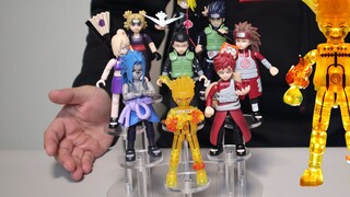 Simply turning on a light can make the texture of the colorful brick figures ten times better, Narut