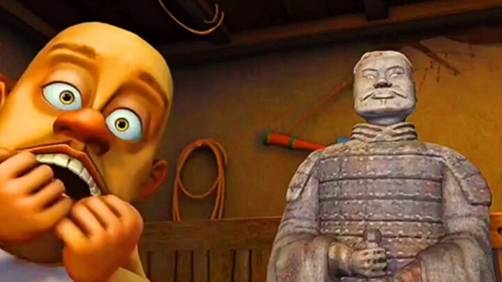 "The Terracotta Warriors looked like this