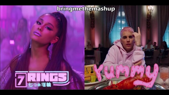 YUMMY RINGS - Justin Bieber & Ariana Grande (Mashup)